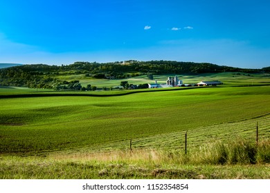 Farm with Rolling Fields