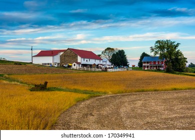 A Farm In Rural Lancaster County, Pennsylvania.