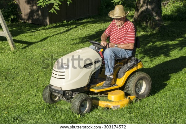 hat for cutting grass