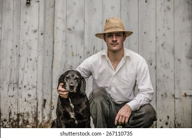 The Farmer And His Best Friend The Dog