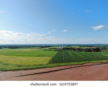 Farming Along The Salmon River Near Truro, Nova Scotia