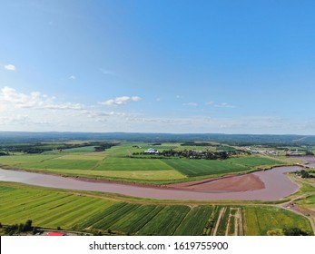 Farming Along The Salmon River Near Truro, Nova Scotia