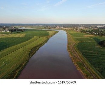 Farming Along The Salmon River Near Truro, Nova Scotia