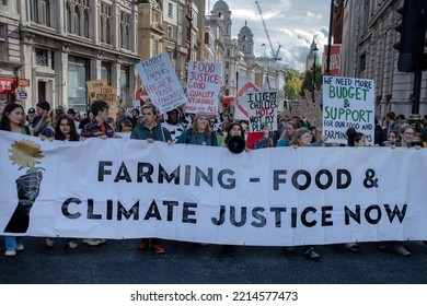 Farming –Food   Climate Justice Now –Farmers Protest  London  15-10-2022