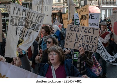 Farming –Food   Climate Justice Now –Farmers Protest  London  15-10-2022