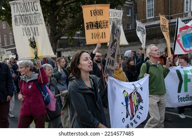 Farming –Food   Climate Justice Now –Farmers Protest  London  15-10-2022