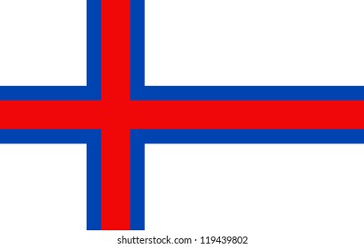 Faroe Islands National Flag