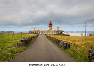 Farol de Albernaz, lighthouse, Ponta do Albernaz, Flores Island, Azores, Portugal
