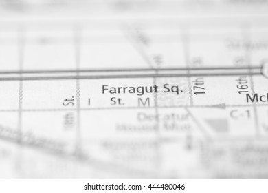 Farragut Square. Washington D.C. USA