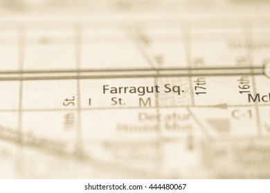 Farragut Square. Washington D.C. USA