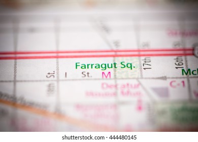 Farragut Square. Washington D.C. USA