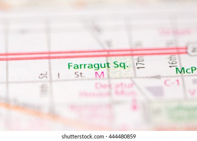 Farragut Square. Washington D.C. USA