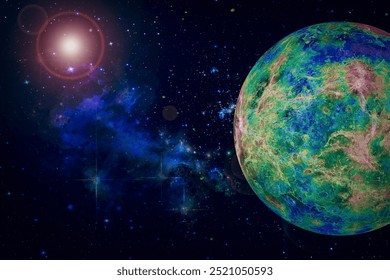 Fascinating exoplanet in the deep space. The elements of this image furnished by NASA.

 - Powered by Shutterstock