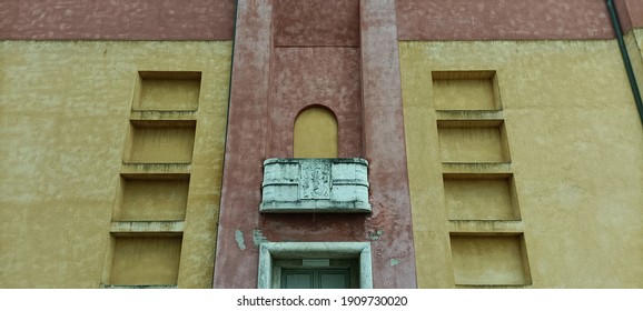 Fascist Architecture With Classical Facade Belonging To The 1930's, Bologna, Italy