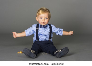 Fashion Boy Posing For A Photo Shoot.