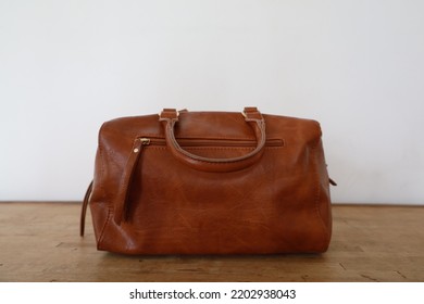 Fashion Brown Leather Handbag Purse 