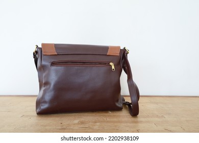 Fashion Brown Leather Handbag Purse 