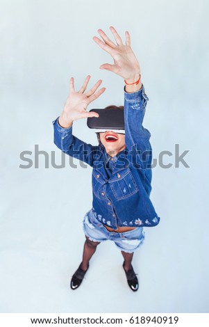 Similar – a little boy is offered a chocolate