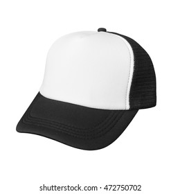 cap white and black