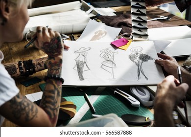 Fashion Designer Stylish Showroom Concept - Powered by Shutterstock