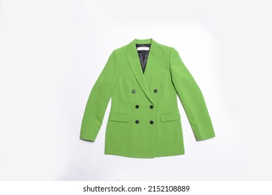 Fashion Formal Green Suit, Jacket Closeup 