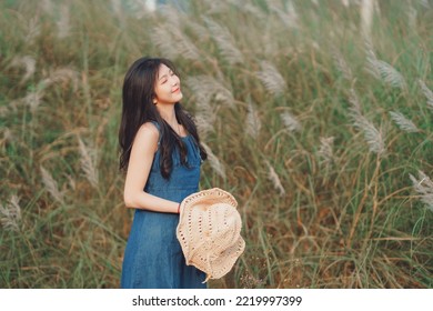 fashion girl in the garden - Shutterstock ID 2219997399