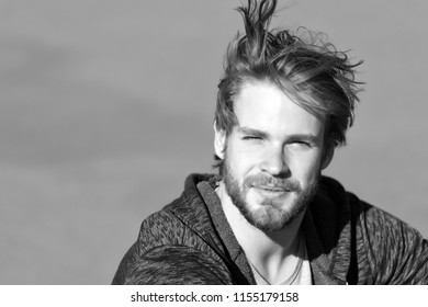 Men Hair Style With Beard Images Stock Photos Vectors