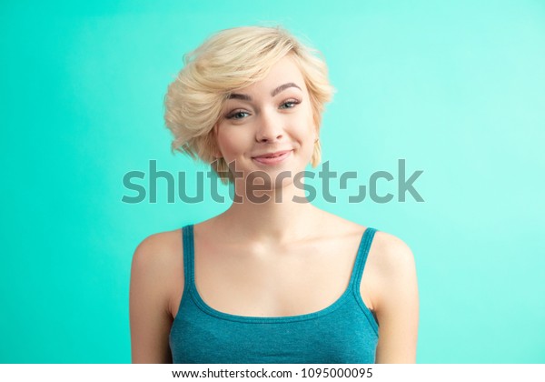 Fashion Haircut Hairstyle Stylish Fringe Woman Stock Photo Edit