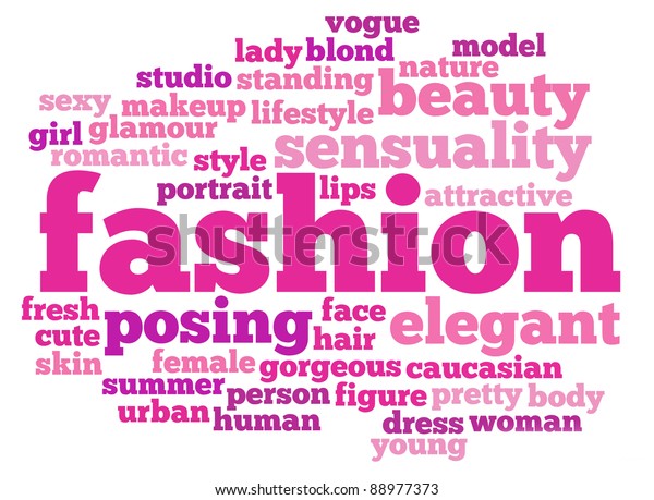 Fashion Infotext Graphics Arrangement Concept On Stock Photo (Edit Now ...