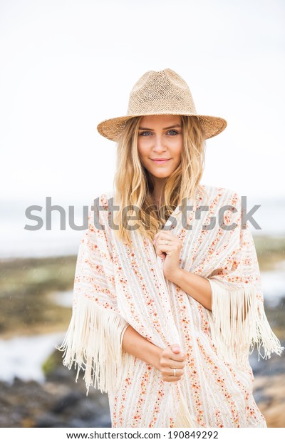 Fashion Lifestyle Beautiful Young Woman Outdoors Stock Photo Edit Now 190849292