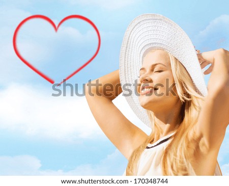 Similar – Image, Stock Photo Sunny day Joy Relaxation