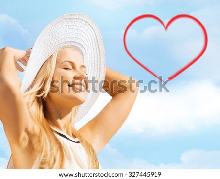 Similar – Image, Stock Photo Sunny day Joy Relaxation