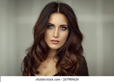 Fashion Portrait Of Beautiful Woman