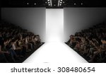 Fashion runway out of focus,blur background 