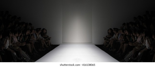 Fashion Runway Out Of Focus,blur Background