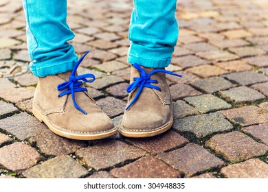 Fashion Shoes On Kid's Feet