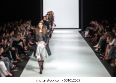 Fashion Show Catwalk Runway Event Blurred Stock Photo 531012505 ...