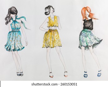 Body Fashion Sketch High Res Stock Images Shutterstock