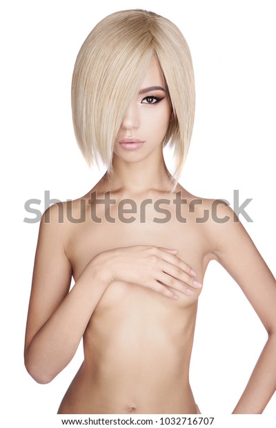 Fashion Studio Portrait Nude Elegant Asian Stock Photo Edit Now