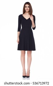 black hostess dress