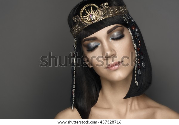 Fashion Stylish Beauty Portrait Black Short Stock Photo Edit Now