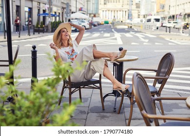 fashion woman in the city at summer