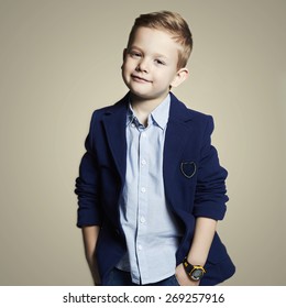 fashionable little boy.stylish child in suit. fashion children.business kids