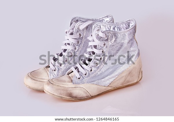 Fashionable Silver Womens Boots 