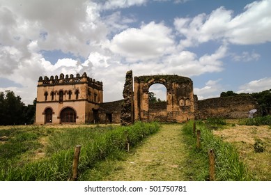 Fasilidas Palace In Fasil Ghebbi Site , Gonder