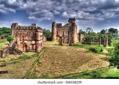 Fasilidas Palace In Fasil Ghebbi Site , Gonder