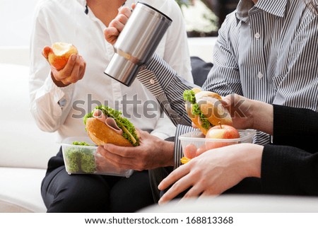 Similar – Image, Stock Photo second breakfast