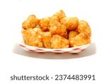 A Fast Food Container of Crispy Tator Tots	