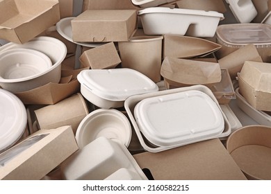 Fast Food Containers From Eco Friendly Paper And Cardboard