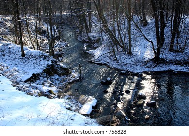 The fast river.